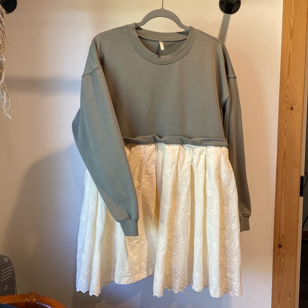 Rylee & Cru sweatshirt dress NWOT